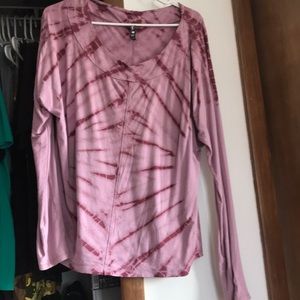 Long sleeve tie-dye